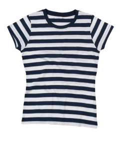 New STRIPED - T-shirt - Marineblauw DAMES T-Shirts & Tops