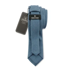 Heren Shirts & co Stropdas softtouch denim blauw