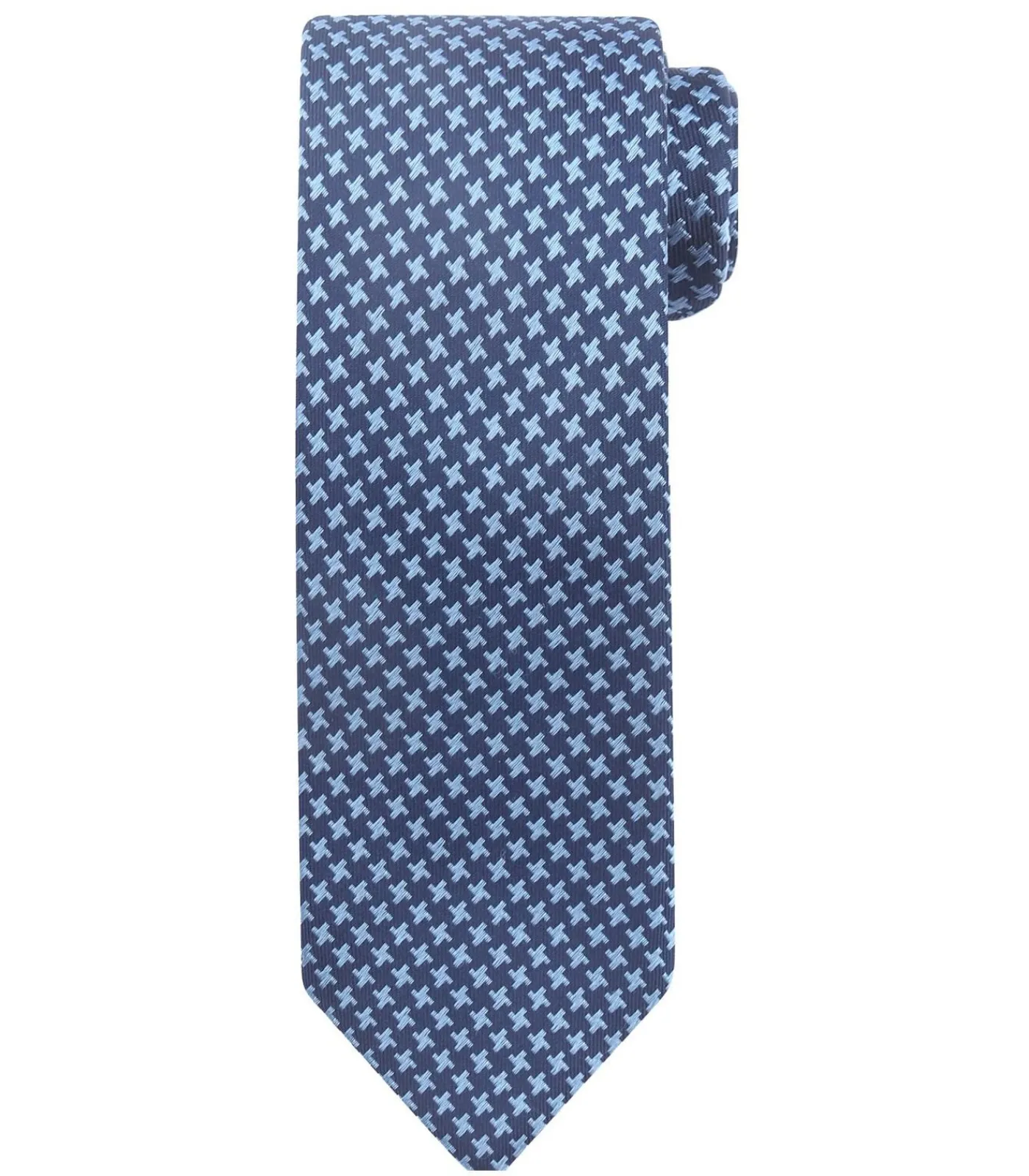 Hot Stropdas Zijde Dessin Navy Heren Kostuums & Blazers