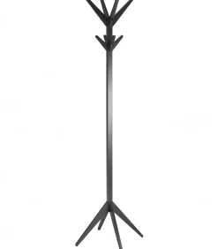 WOOOD Studio Staande Kapstok - Berken - Zwart - 178x45x45