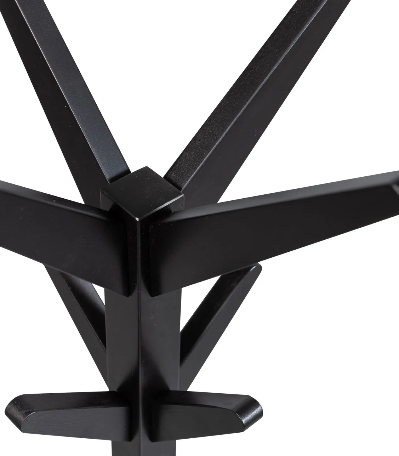 WOOOD Studio Staande Kapstok - Berken - Zwart - 178x45x45