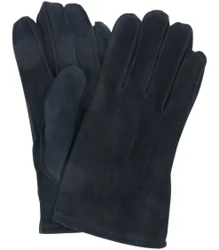 Heren Suitable Suede Handschoen Navy