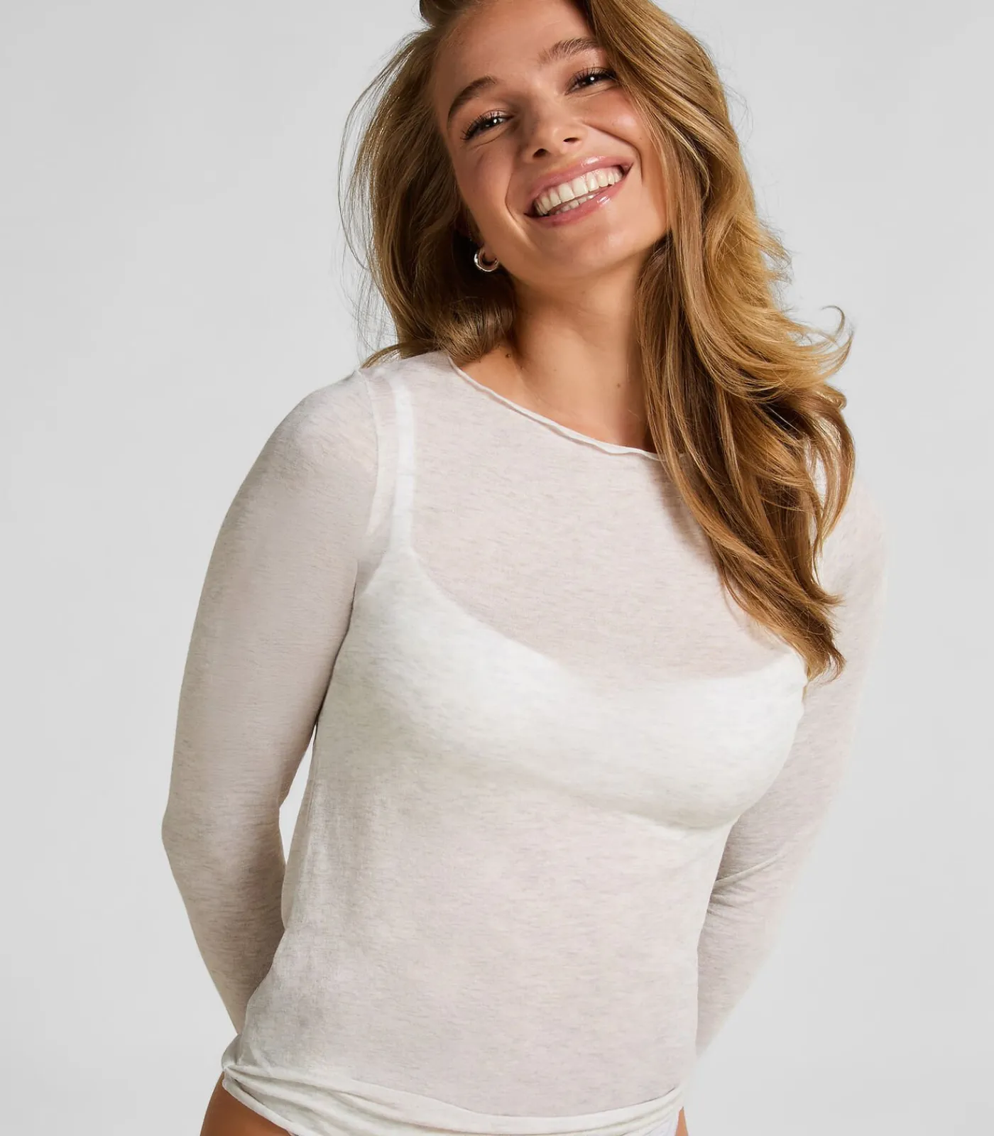 DAMES Hunkemöller super soft Boothals shirt met Cashmere