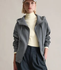 New Sweatjack met capuchon relaxed DAMES Truien & Cardigans