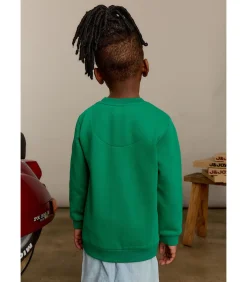 Hot Sweatshirt met pizzalogo en ronde hals Kinderen Truien & Vesten