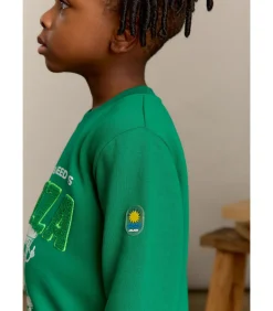 Hot Sweatshirt met pizzalogo en ronde hals Kinderen Truien & Vesten