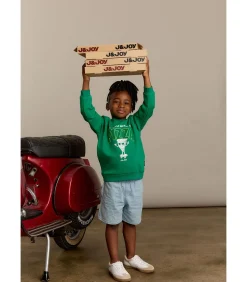 Hot Sweatshirt met pizzalogo en ronde hals Kinderen Truien & Vesten