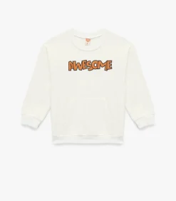 Sale Sweatshirt Ronde Hals Lange Mouwen Katoen Kinderen Truien & Vesten