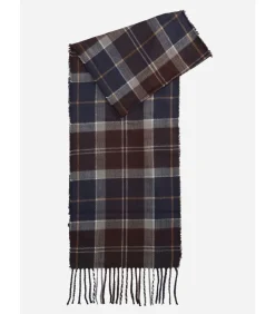 Heren Barbour Swinton beanie and Galingale scarf gift set - midnight oak