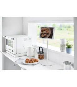 Sale Tablet Standaard - Hoogte Verstelbaar - Smart - Wit Organiseren