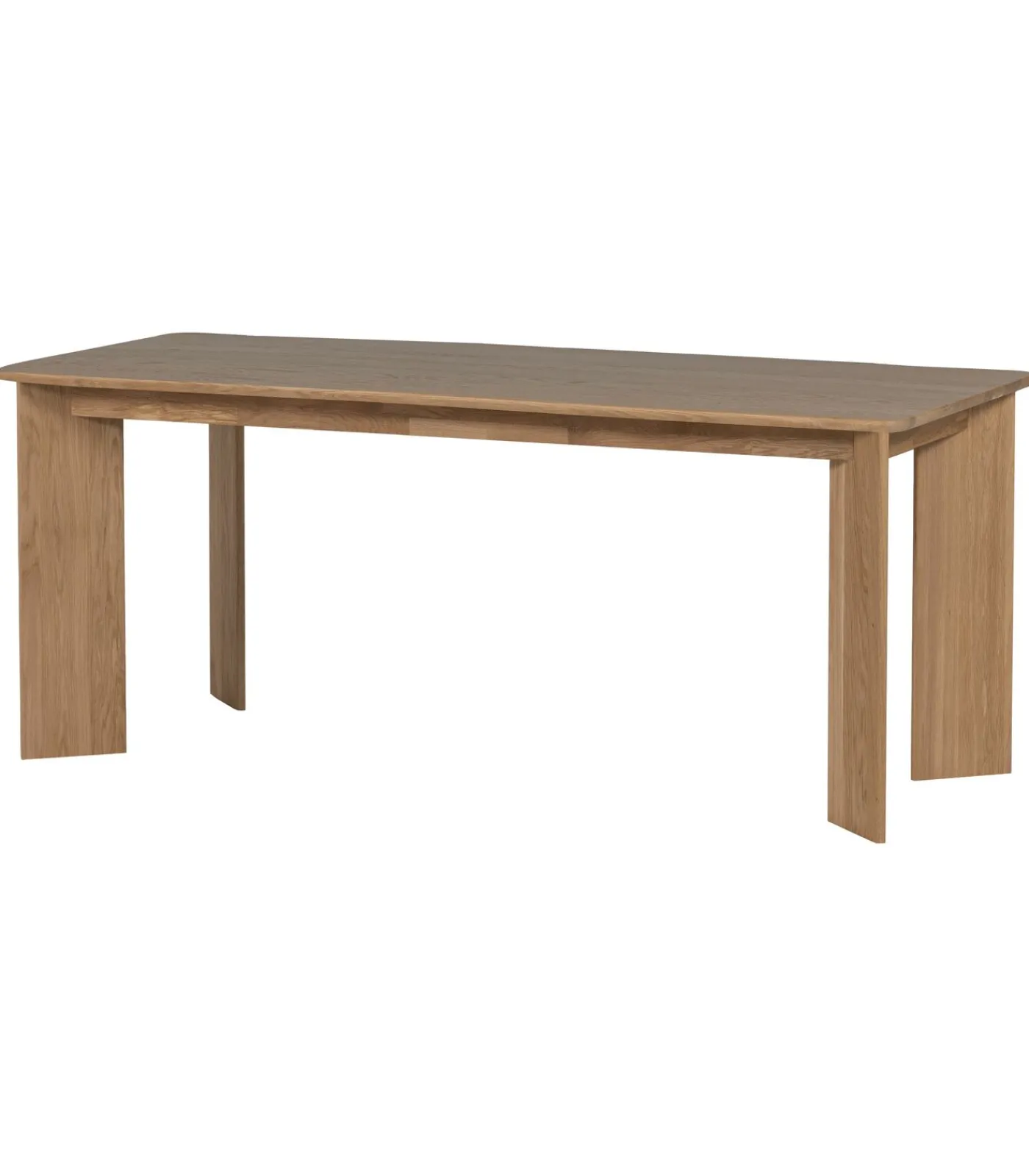 Hot Tablo Eettafel Afgerond DL 200 cm - Eikenhout - Transparant Tafels