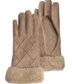 DAMES ISOTONER Tactiele dameshandschoenen in suedine