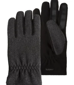 Heren ISOTONER Tactiele herenhandschoenen Chevrons