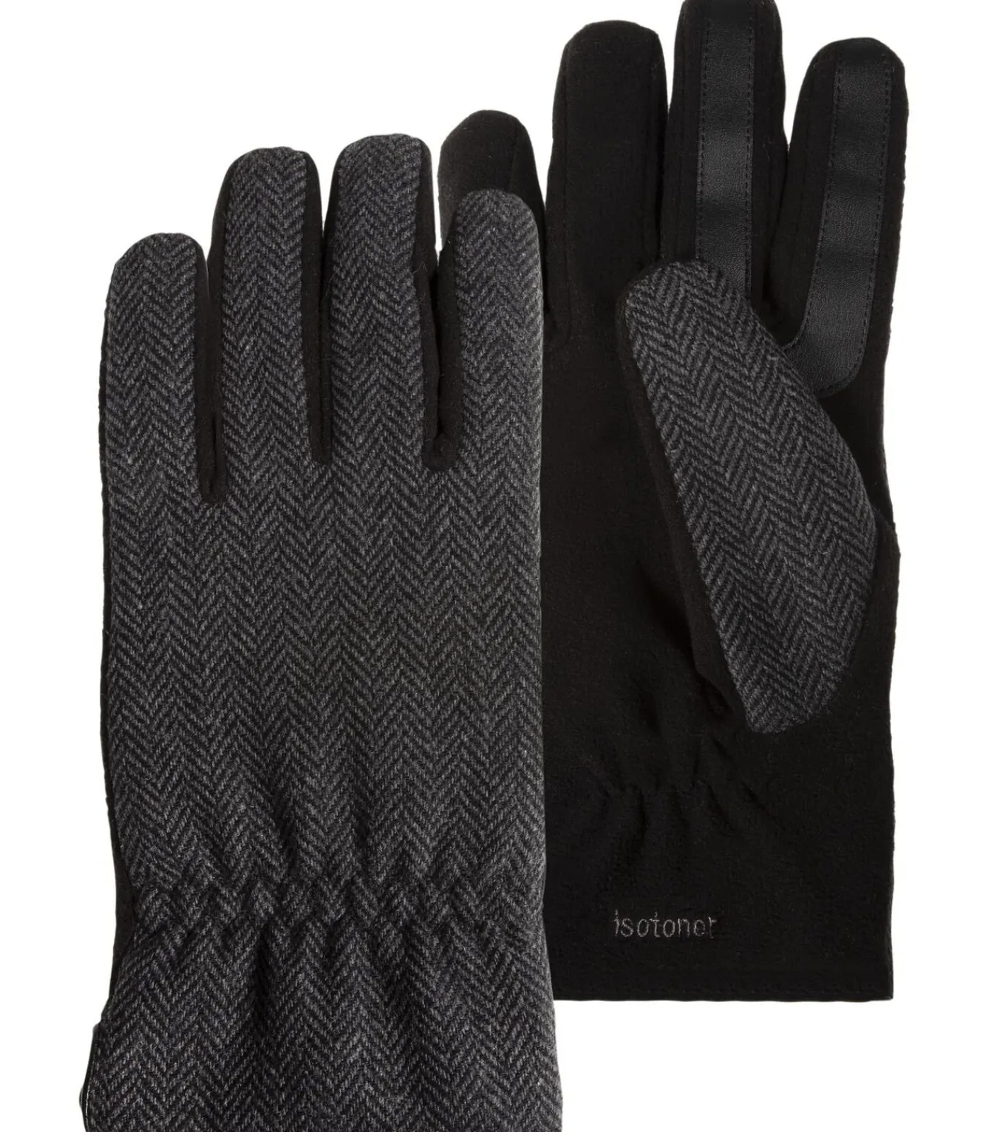 Heren ISOTONER Tactiele herenhandschoenen Chevrons