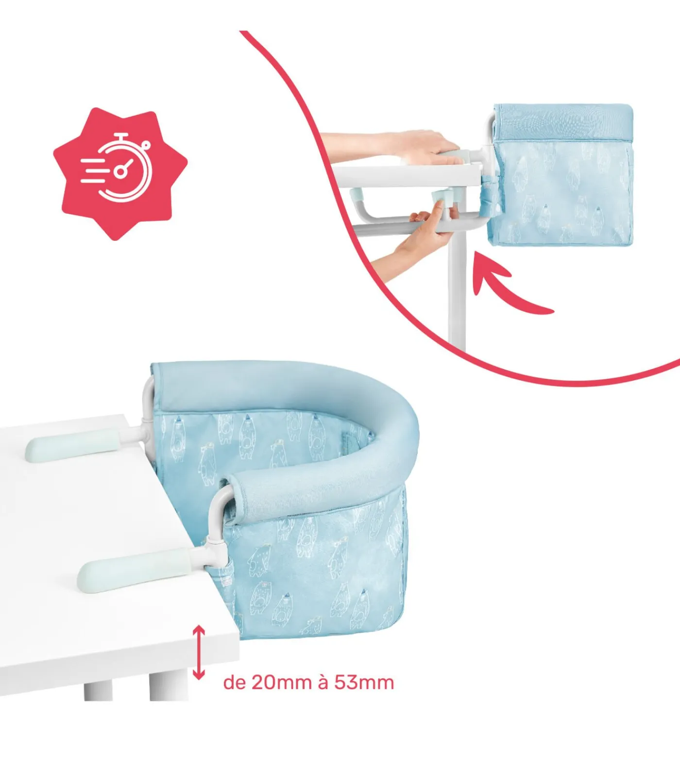 Kinderen BADABULLE Tafel stoel