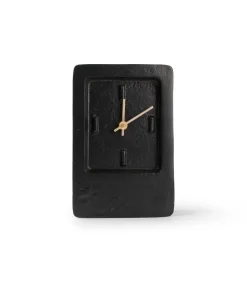 Sale Tafelklok 14xH22cm zwart edge Zone Klokken