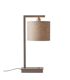 Tafellamp Boston - Bruin - 17x18x44cm Tafellampen