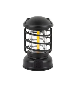 Discount Tafellamp Camping Lantern Led - Zwart - 8.5x8.5x15cm Tafellampen