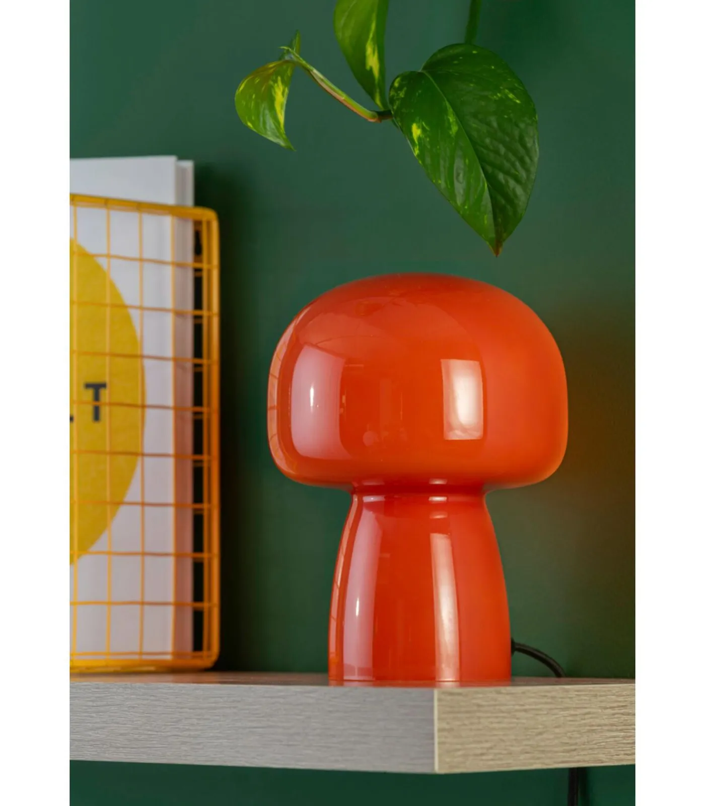 Clearance Tafellamp Fervor - Oranje - 15x15x20cm Tafellampen