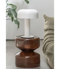 Leitmotiv Tafellamp Fornido - Wit - 31x31x42cm