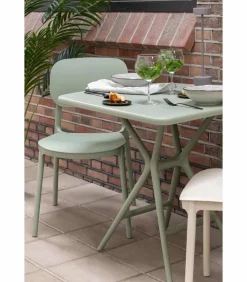 Leitmotiv Tafellamp Ganar Led - Grijs - 8x8x37.5cm