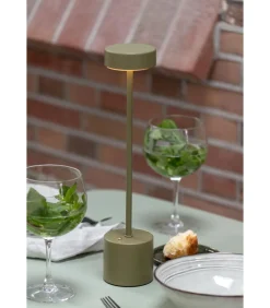 Leitmotiv Tafellamp Ganar Led - Groen - 8x8x37.5cm