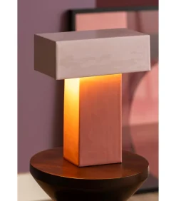 Hot Tafellamp Grato Recto - Roze - 32x15x35cm Tafellampen