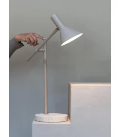 Online Tafellamp Izmir - Bruin - 44x18x59cm Tafellampen