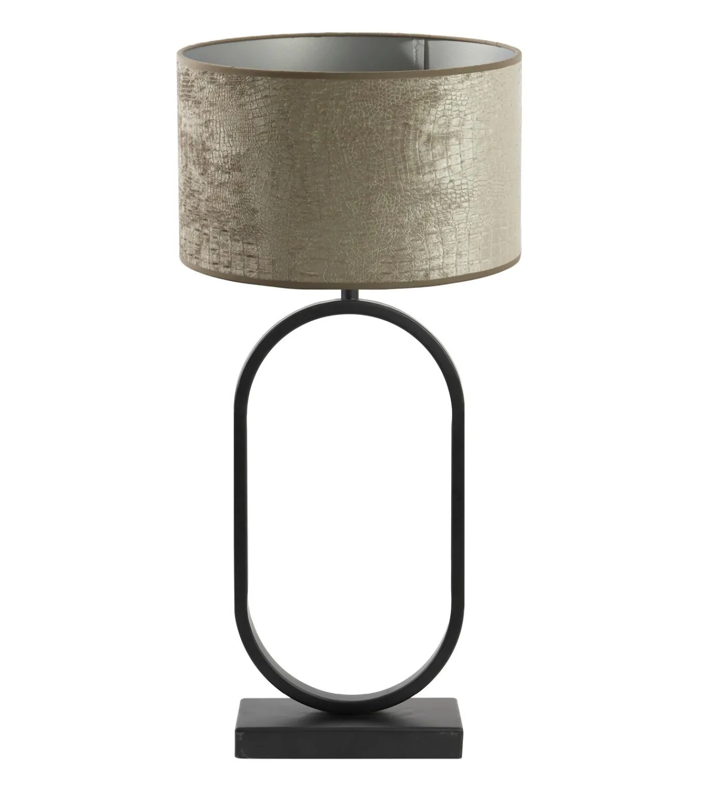 Sale Tafellamp Jamiri/Chelsea - Zwart/Zilver - Ø30x67cm Tafellampen