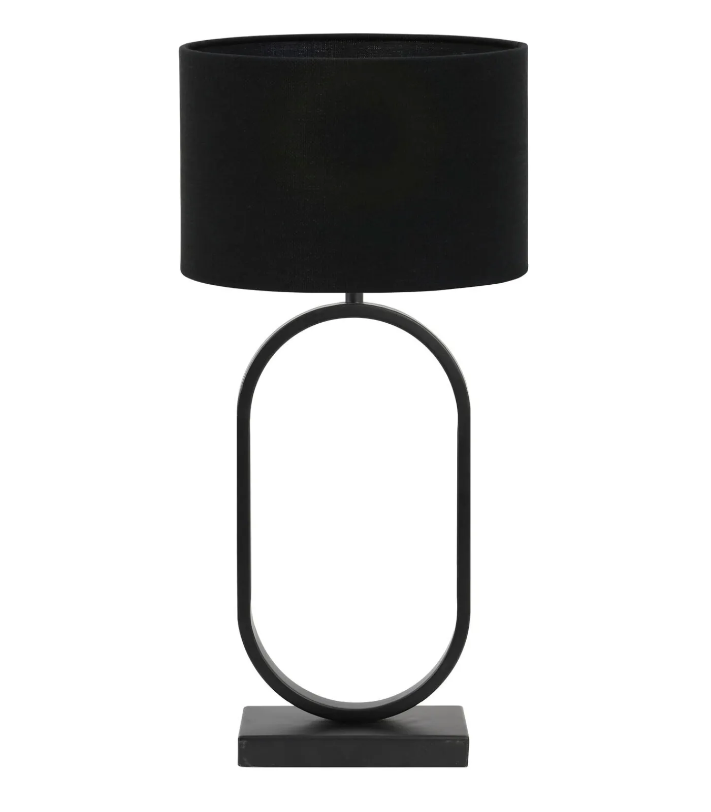 Discount Tafellamp Jamiri/Livigno - Zwart/Zwart - Ø30x67cm Tafellampen