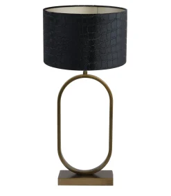 Light & Living Tafellamp Jamiri/Praya - Ant, Brons/Zwart - Ø30x67cm