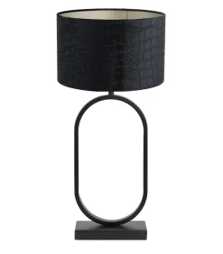 Outlet Tafellamp Jamiri/Praya Zwart/Zwart - Ø30x67cm Tafellampen