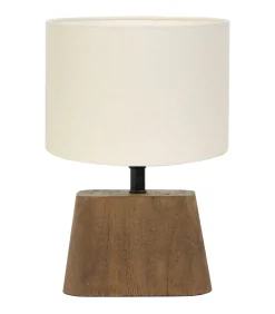 Light & Living Tafellamp Kardan/Livigno - Hout/Eiwit - Ø20x29cm