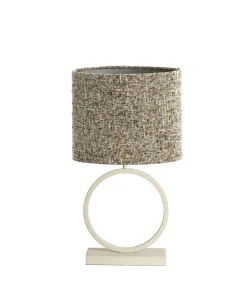 Light & Living Tafellamp Liva/Osire - Crème/Bruin - 30x15x68cm