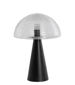 Light & Living Tafellamp Mueda - Zwart - Ø30cm