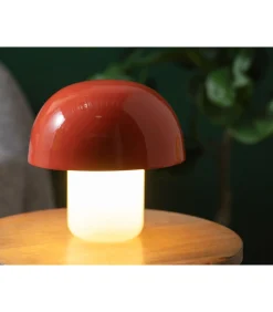 Leitmotiv Tafellamp Nuevo Mini Mushroom - Oranje - 20x20x20cm