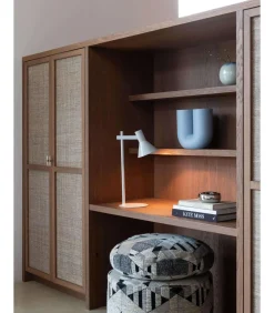 New Tafellamp Stavanger - Grijs - 28x20x51cm Tafellampen