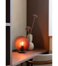 Tafellamp Toledo - Bruin - 22x30x32.5cm Tafellampen