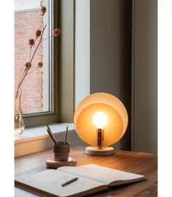 It's about RoMi Tafellamp Toledo - Bruin - 22x30x32.5cm