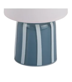 Discount Tafellamp Verano - Denimblauw - 13.5x13.5x20cm Tafellampen