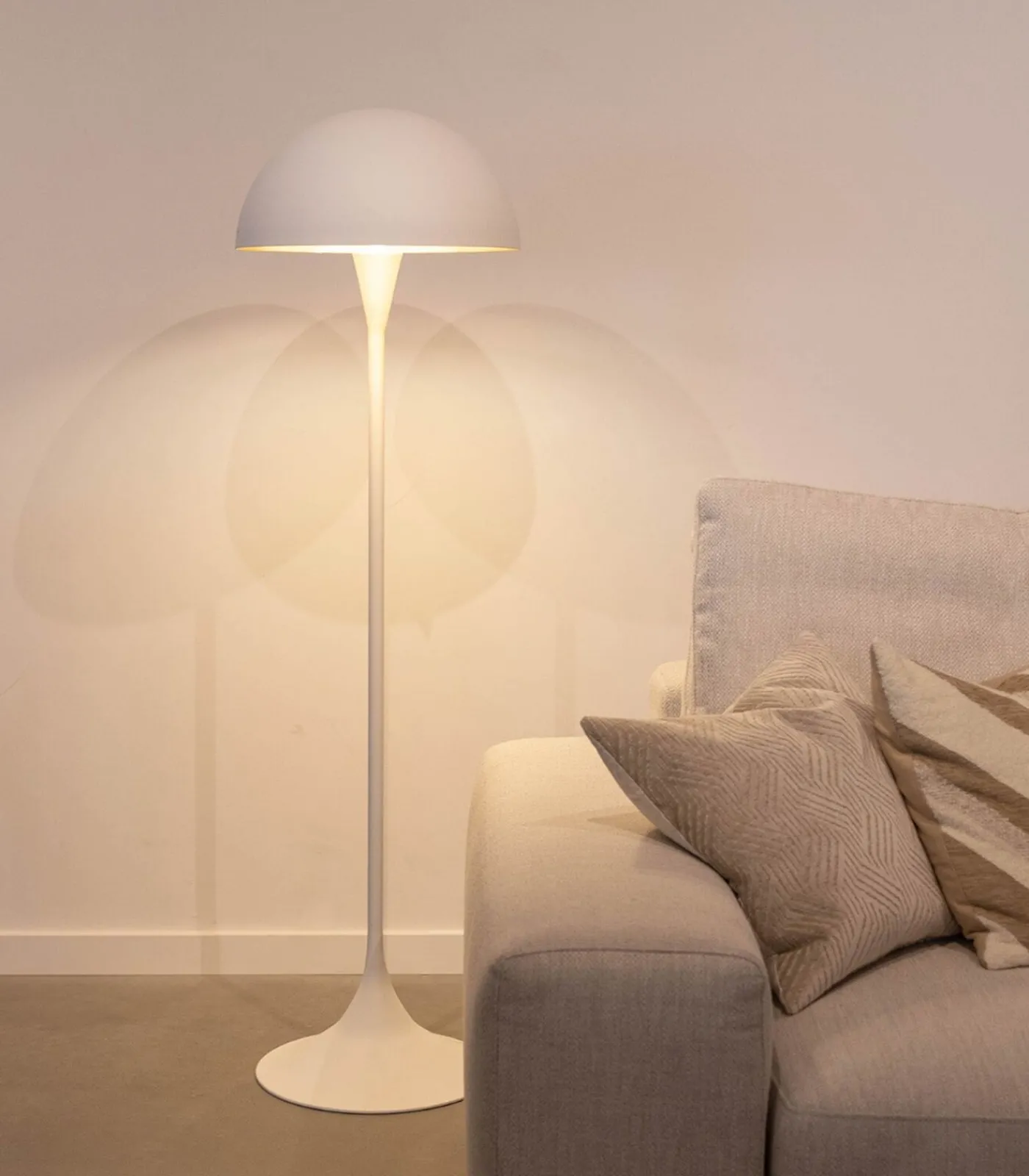 Best TALUHA - Vloerlamp - Wit Vloerlampen