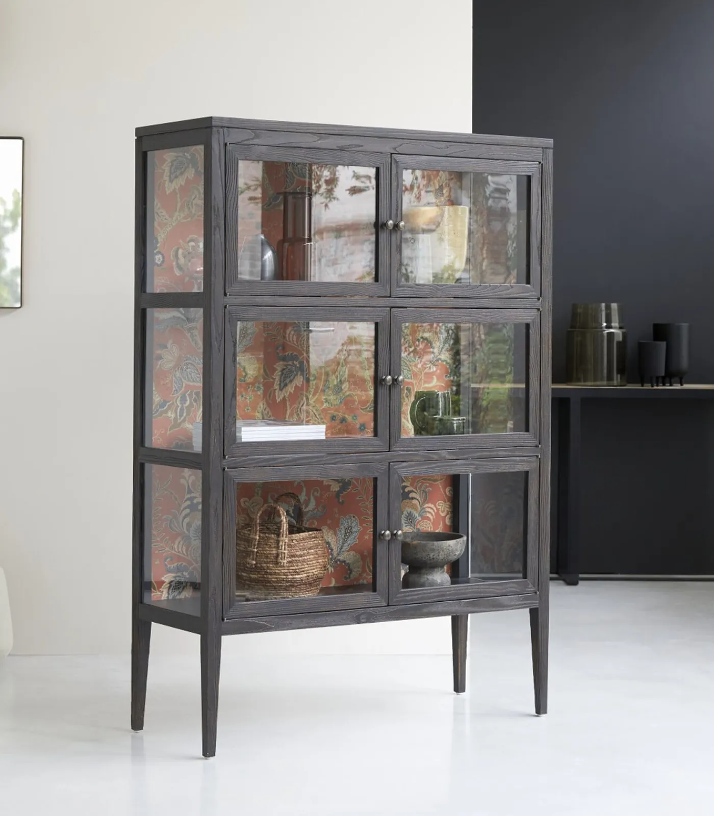 New Tana - Vitrinekast van iepenhout Meubels