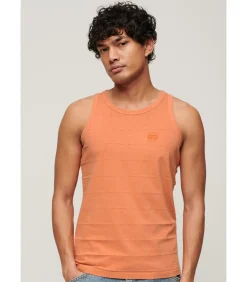 Heren Superdry Tanktop met structuur Vintage