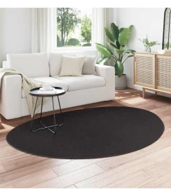 vidaXL Tapijt HUARTE Zwart 140 x 200 cm Polyester