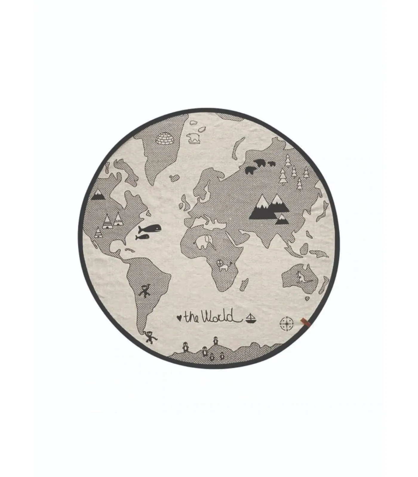 Kinderen OYOY Tapijt “World Rug”