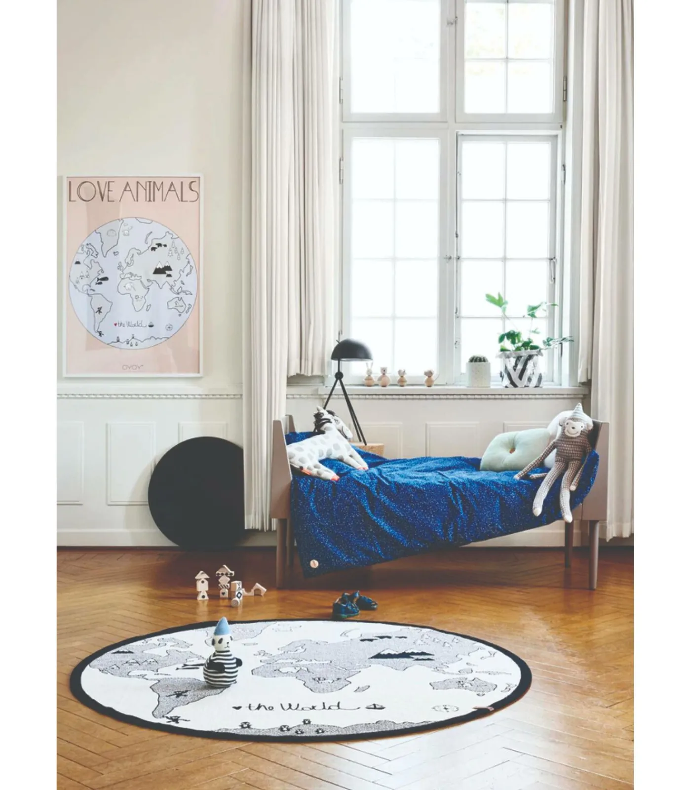 Kinderen OYOY Tapijt “World Rug”