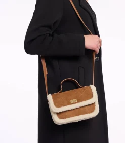 Tas van imitatiesuède Bruin OS DAMES Tassen