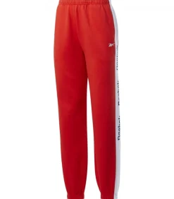 Sale TE LINEAR - Joggingbroek - Rood DAMES Sportkledij