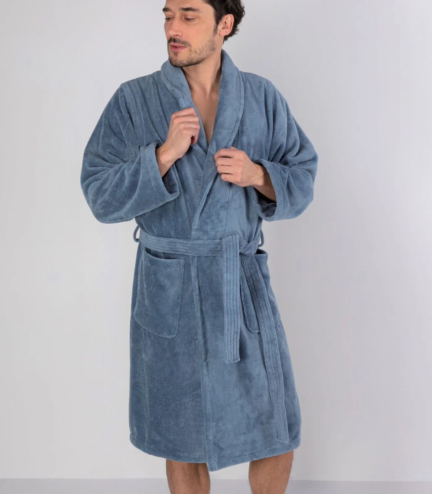 Discount Teddy Badjas Jeans Heren Badjassen