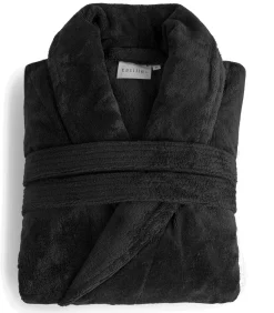 Online Teddy Badjas Zwart Heren Badjassen